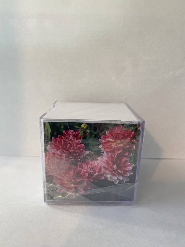 Pink Dahlia Memo Block
