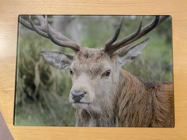 Stag Glass Chopping Board