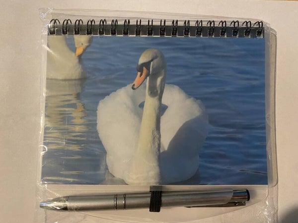 Swan Notebook & Pen