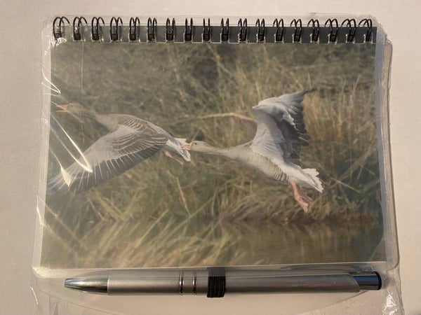 Geese in flight Notebook & Pen
