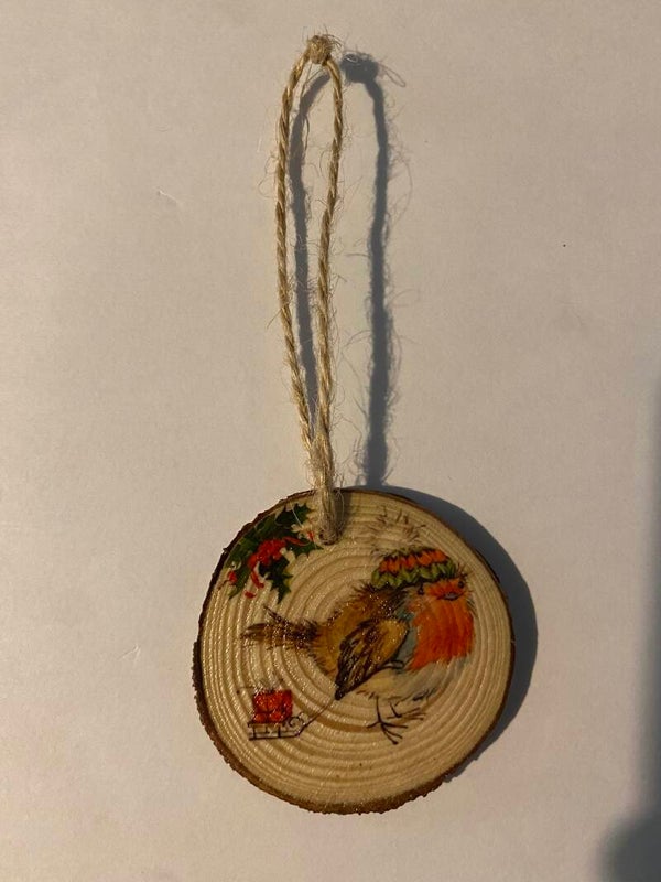 Christmas Robin Tree Decoration
