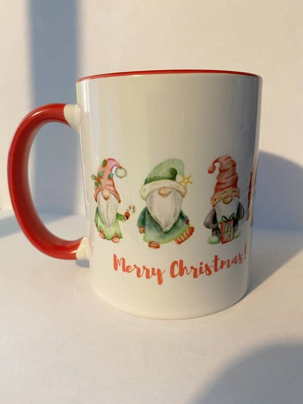 Gnome Christmas Mug - Red
