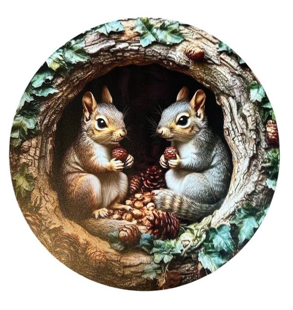 Squirrel Metal Wall Art