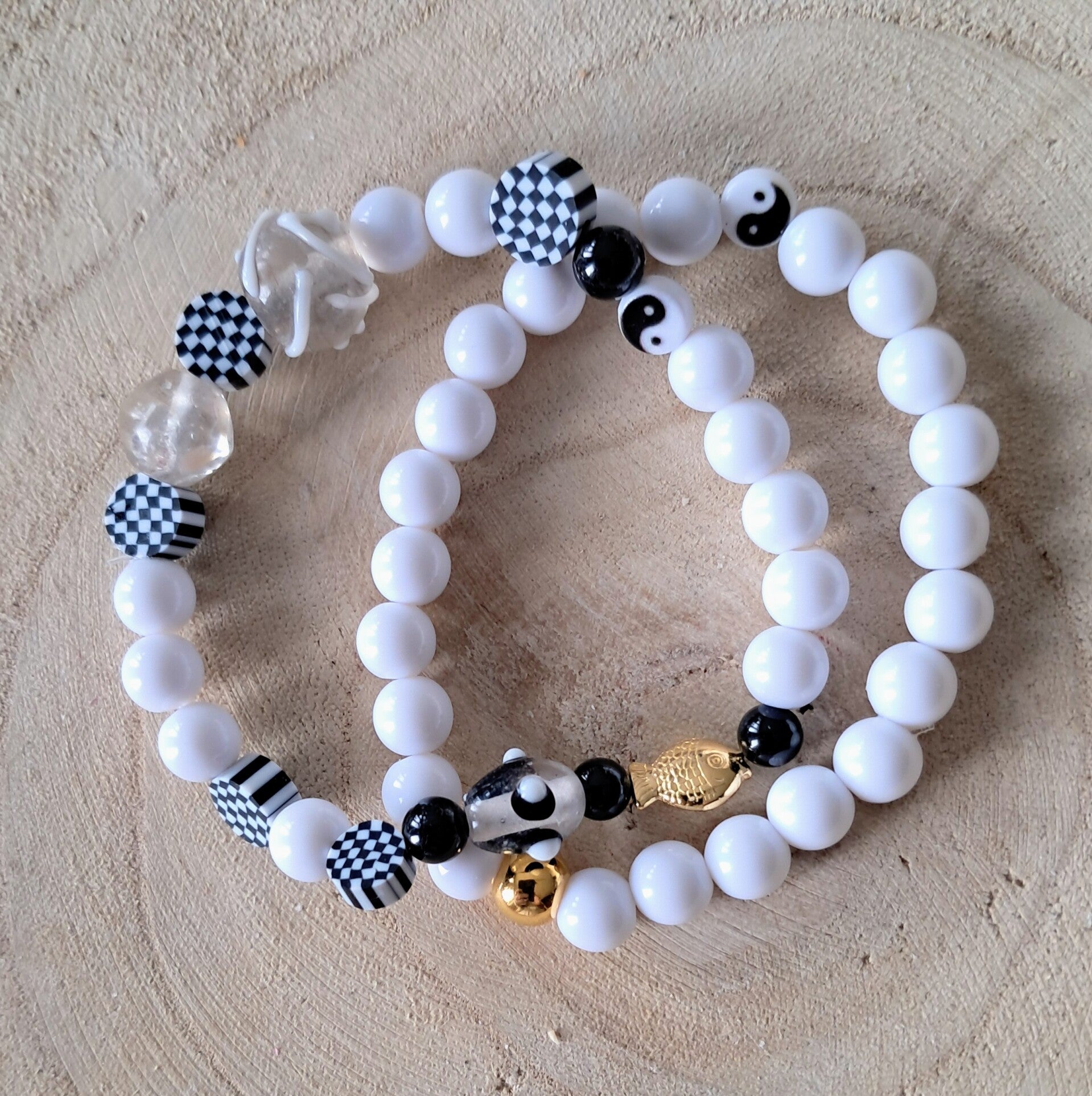 Set van twee armbandjes