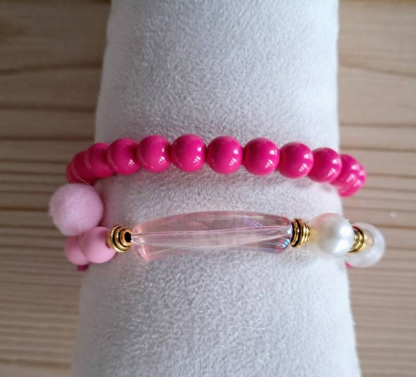 Set van twee armbandjes