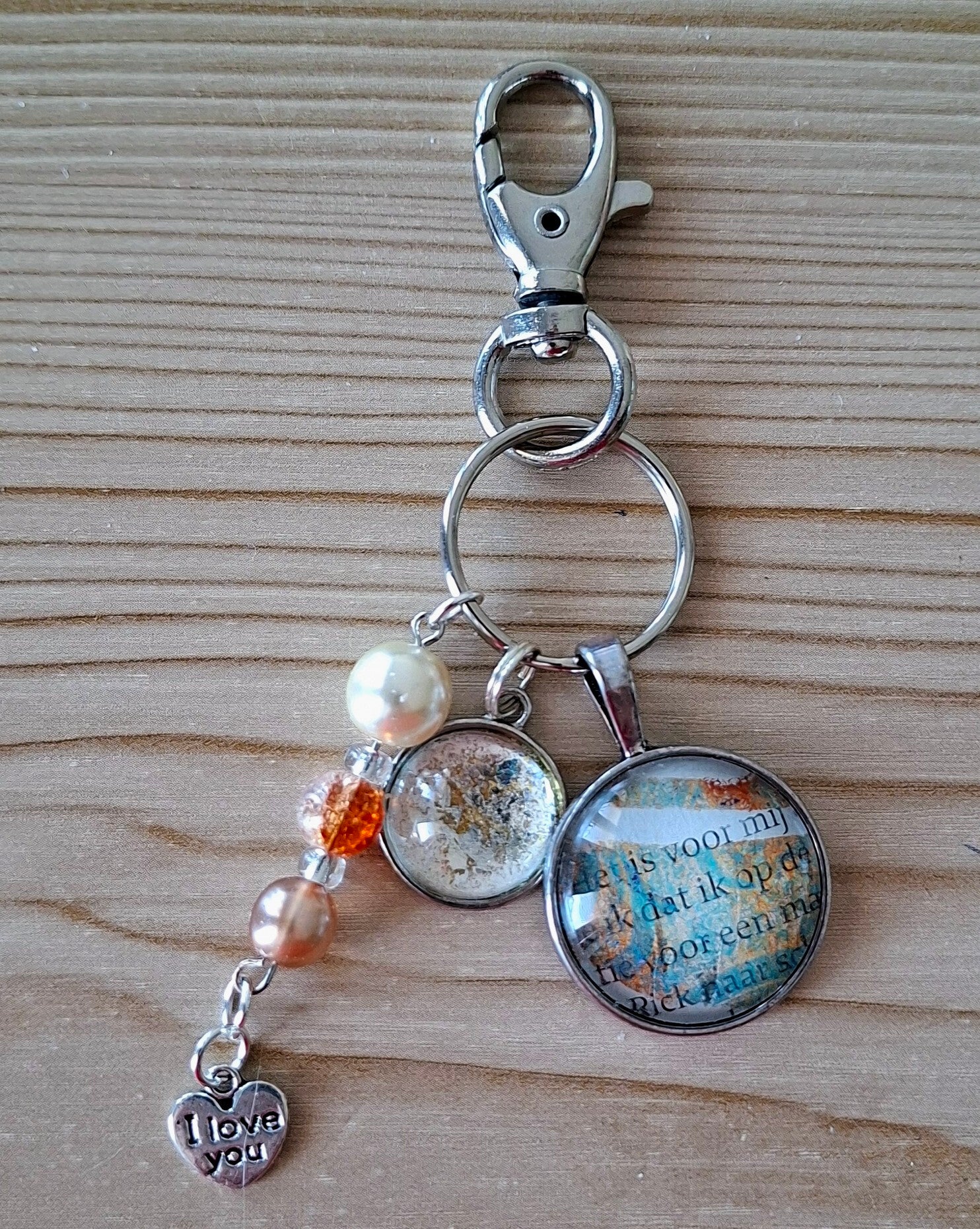 Sleutelhanger met cabochon