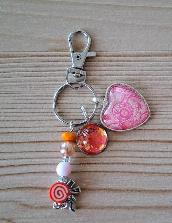Sleutelhanger met cabochon