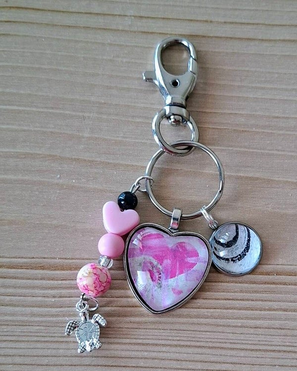Sleutelhanger met cabochon