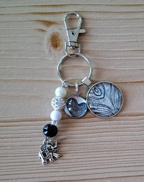 Sleutelhanger met caboshon