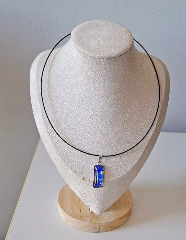 Choker rechthoek cabochon