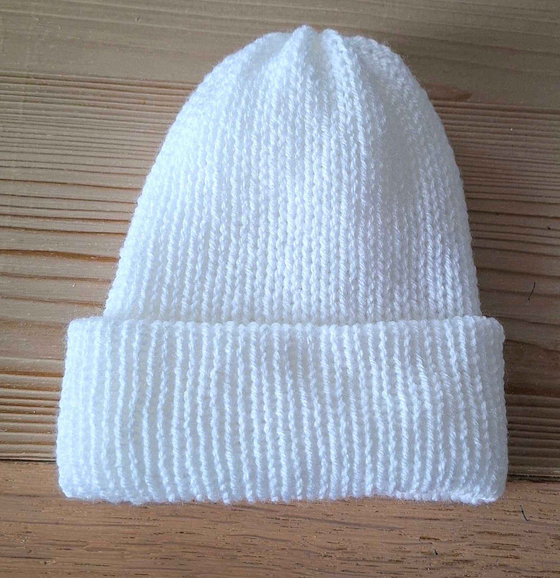 Witte kinder muts