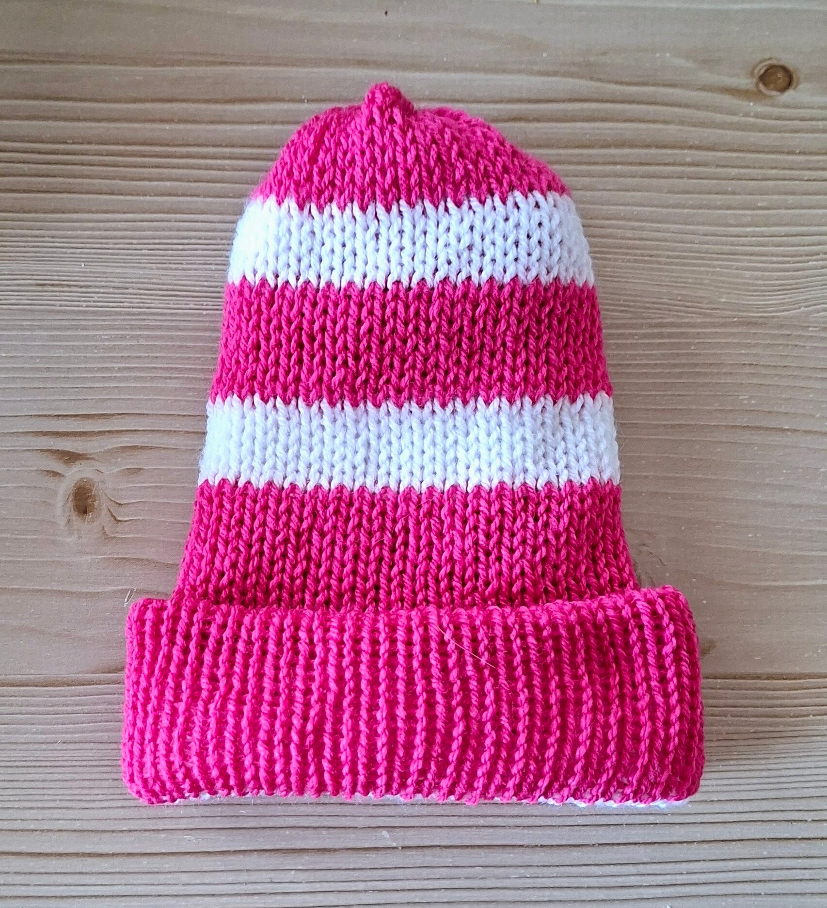 Kindermuts roze wit