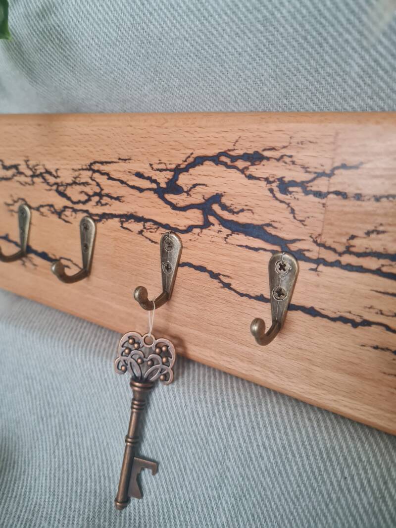 Holz Schluesselbrett