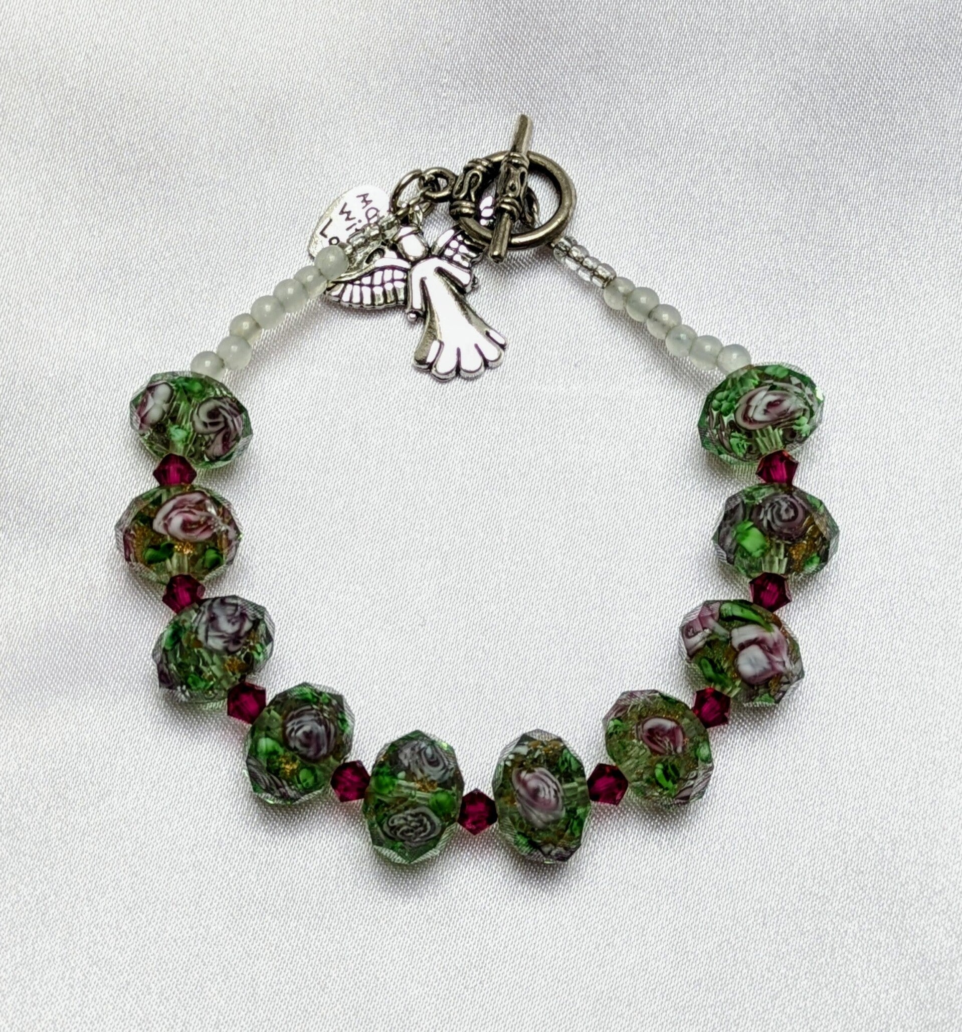 Bracelet - Multi large & small crystal