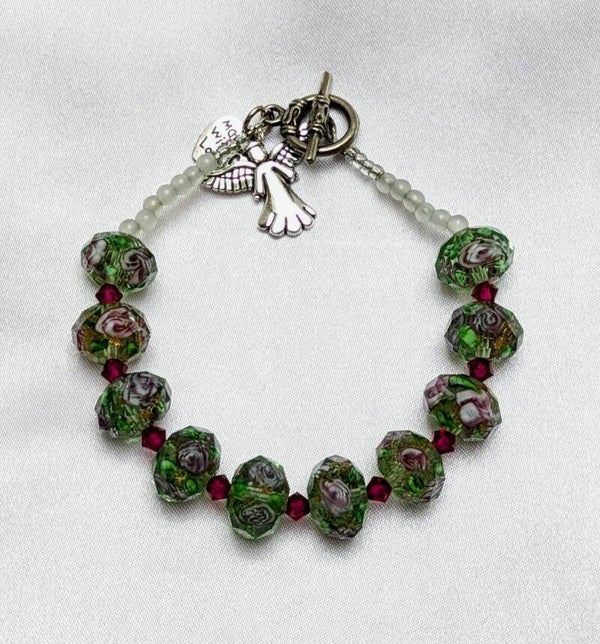 Bracelet - Multi large & small crystal