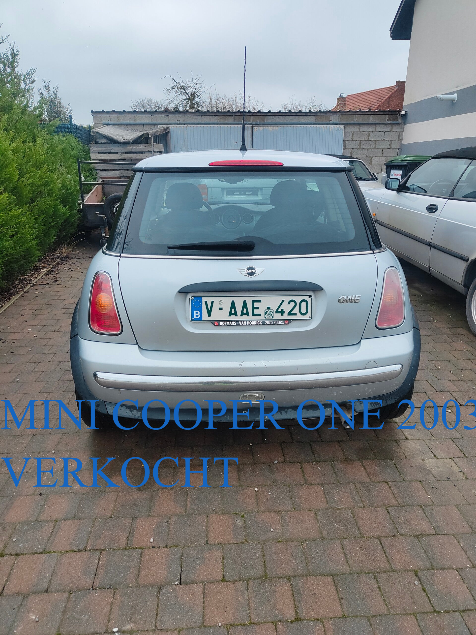 mini cooper one 2003  VERKOCHT