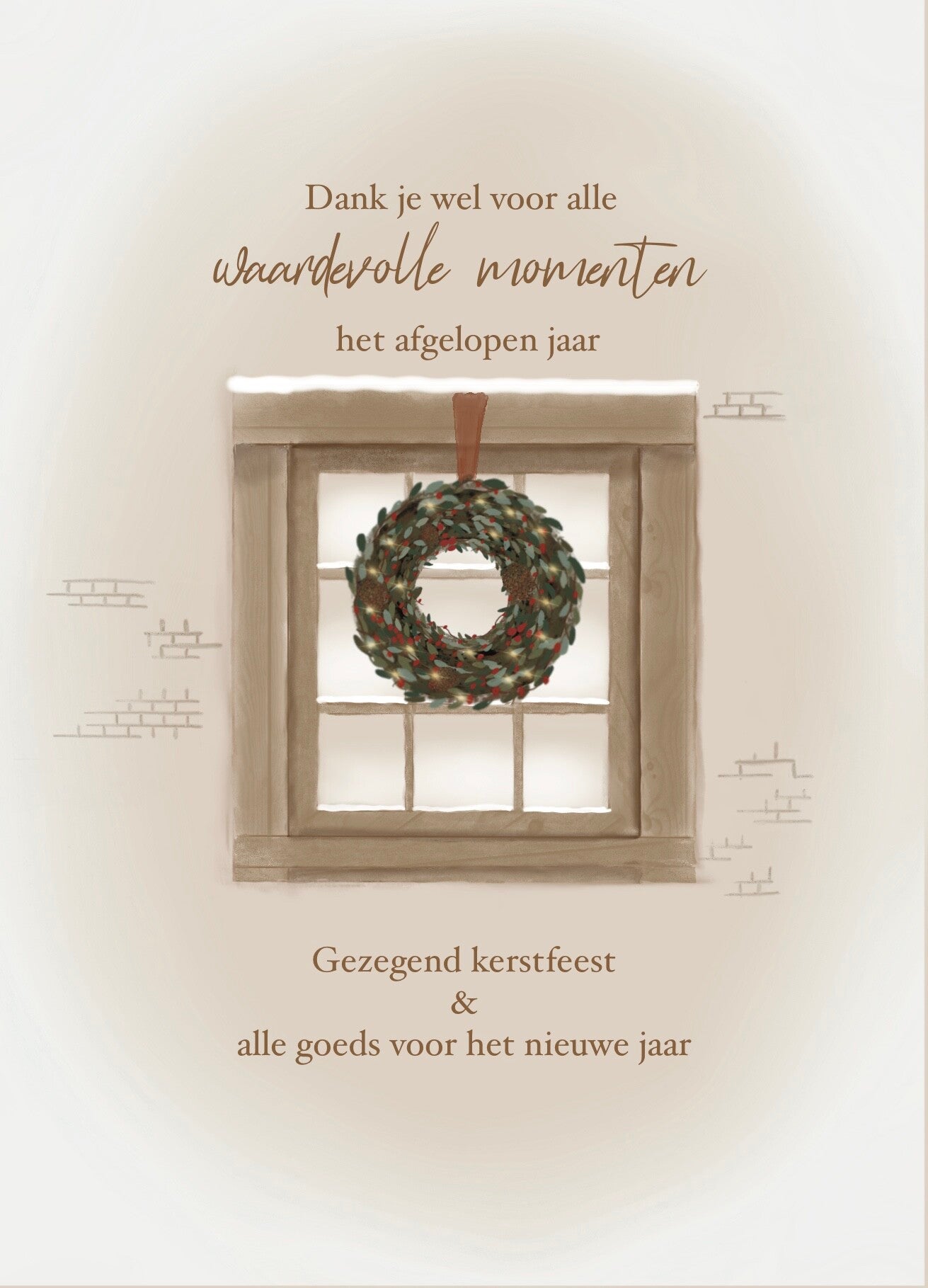 Dank je wel voor alle waardevolle momenten | Gezegend kerstfeest