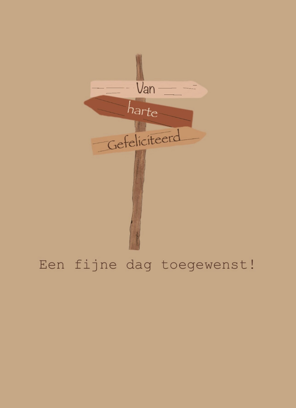 Felicitatiekaart – Hartelijk gefeliciteerd | Christelijk