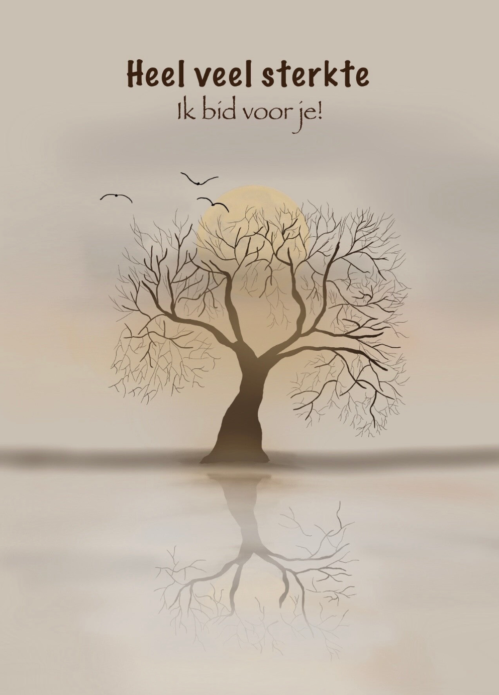 Bemoedigingskaart – Ik bid voor je | Christelijke kaart