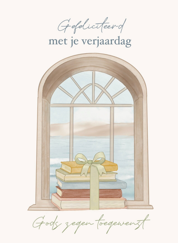 Christelijke verjaardagskaart | Gods zegen toegewenst