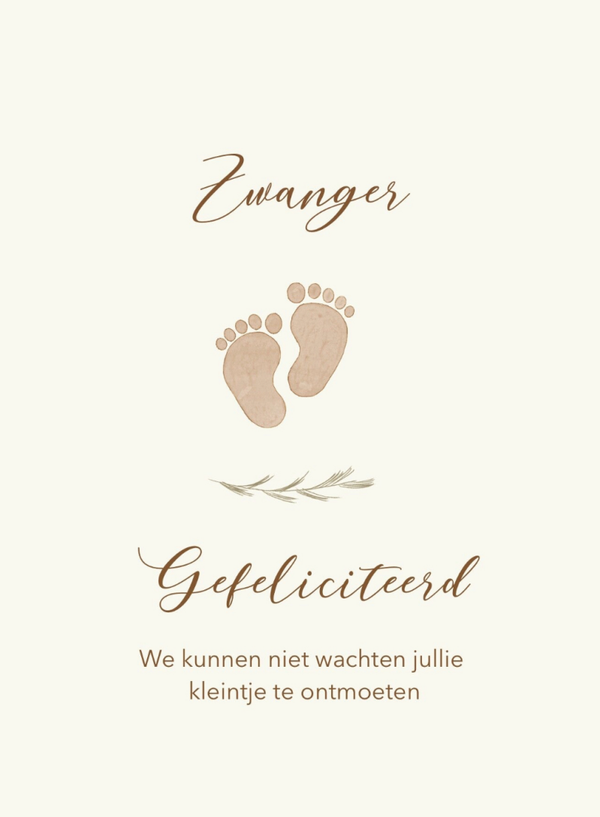 Christelijke zwangerschapskaart | Zwanger gefeliciteerd