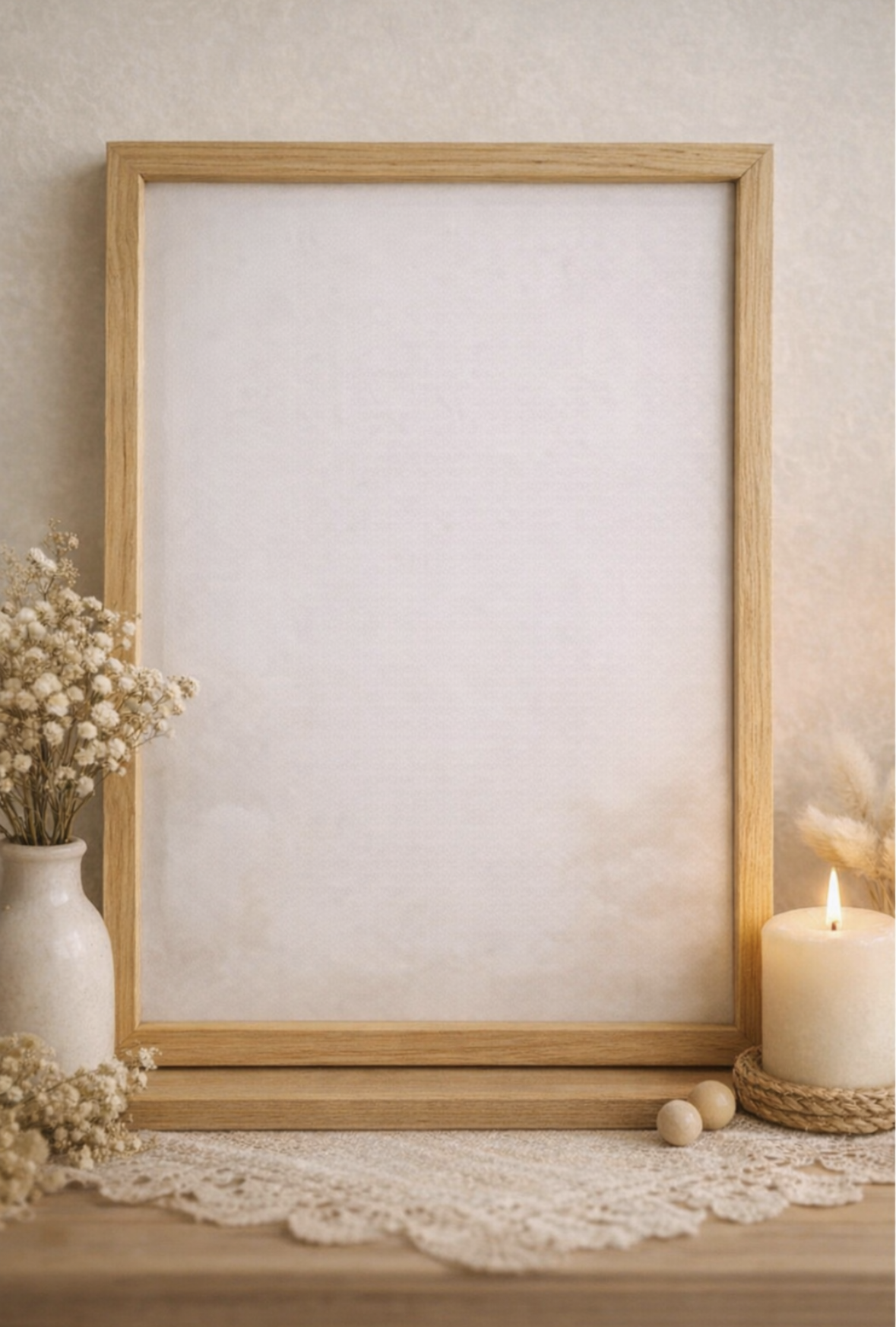 Licht eiken fotolijst – stijlvolle houten lijst voor posters en prints
