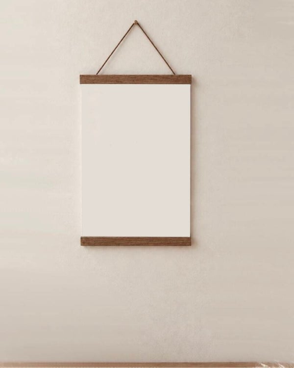 Magnetische posterklem donkerbruin A4