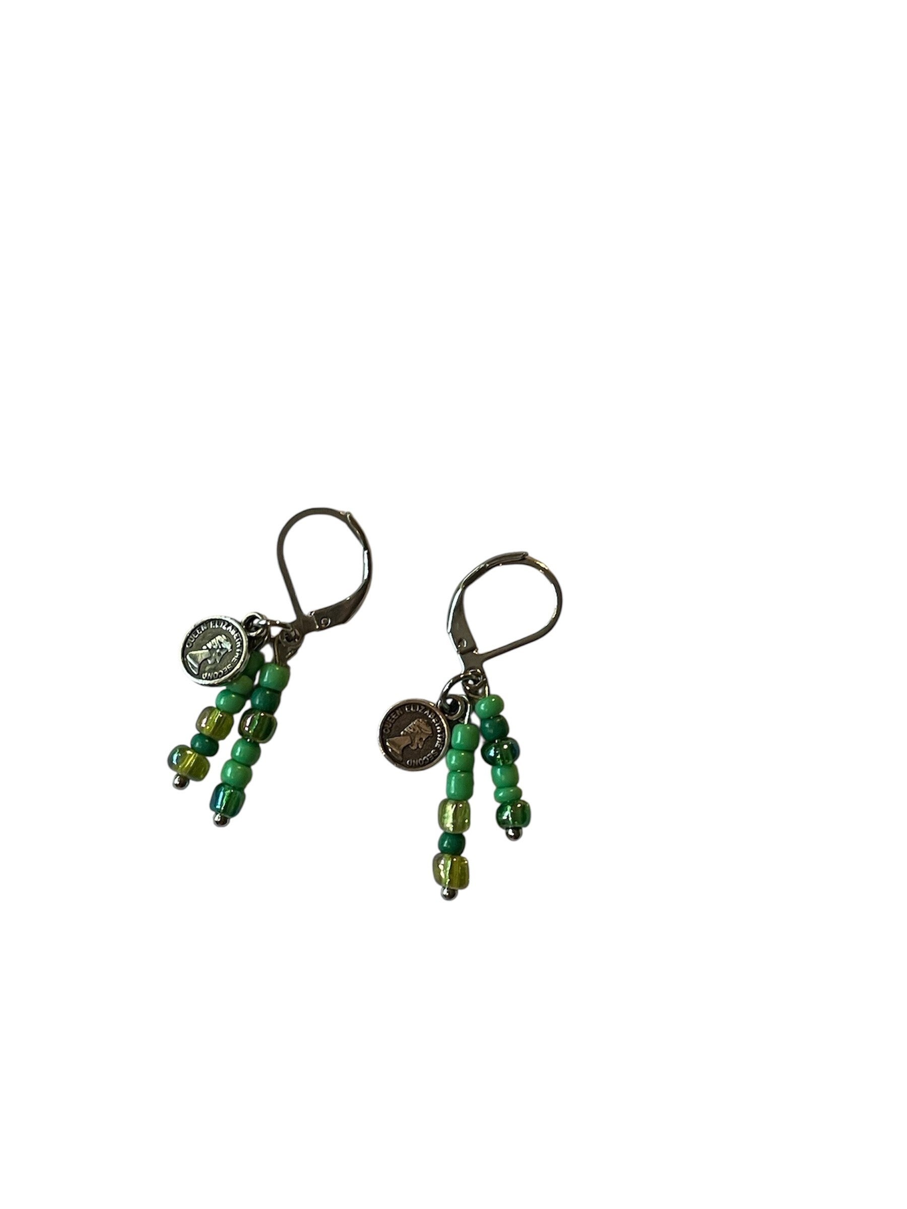 hangers groen met muntje