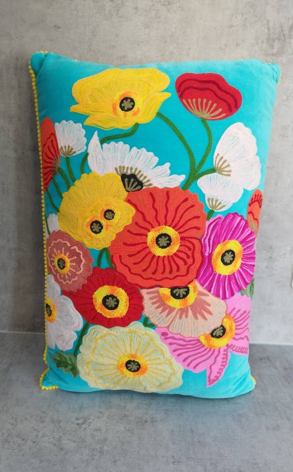 Fairtrade Bloemen Kussen