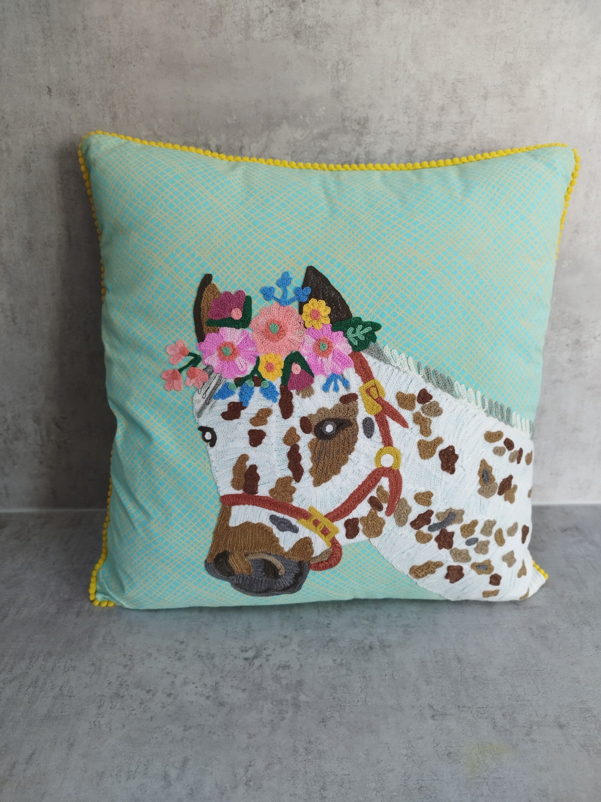 Fairtrade kussen Paard