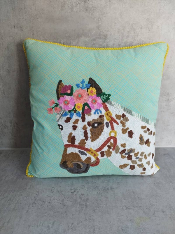 Fairtrade kussen Paard