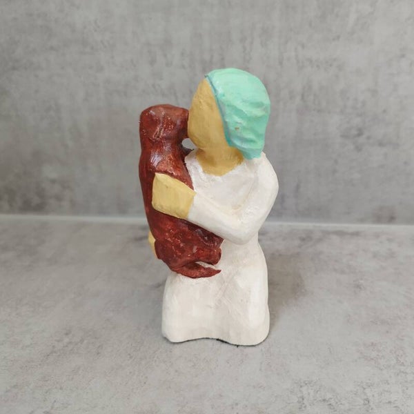 Liefdevol verbinding met hond.