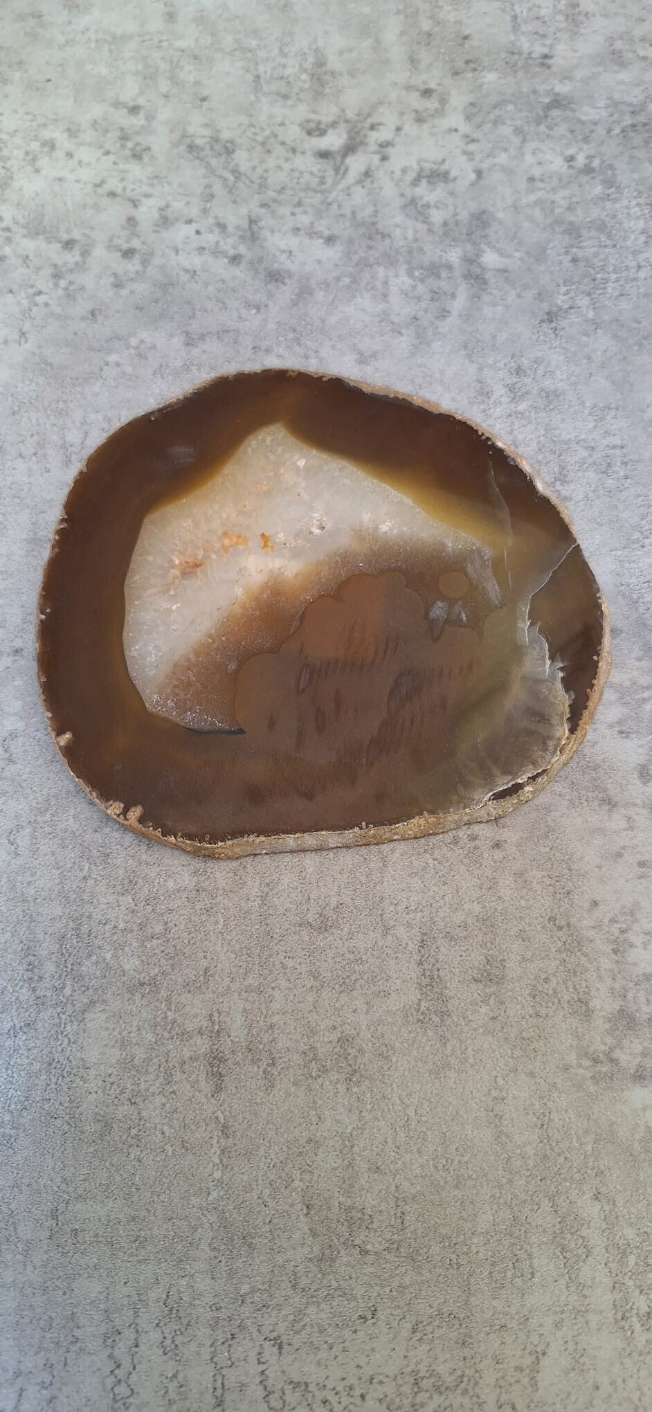 Agaat edelsteen schijf