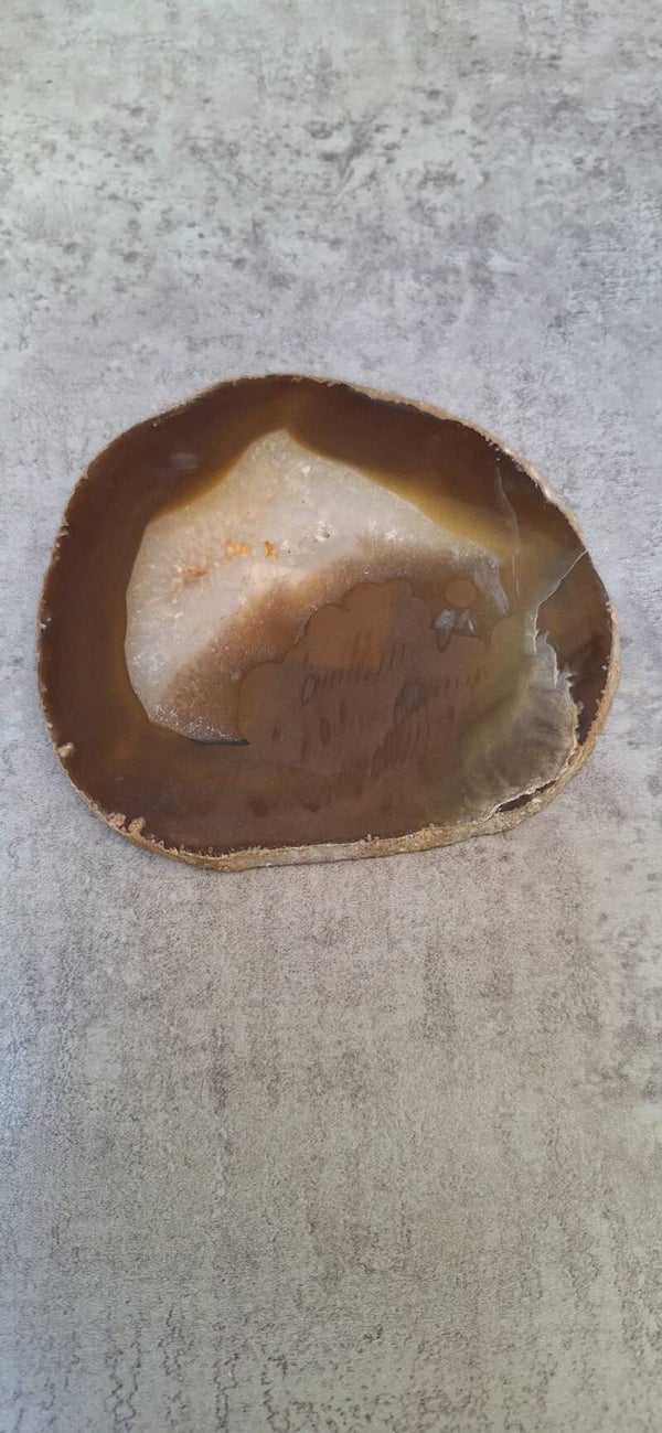 Agaat edelsteen schijf