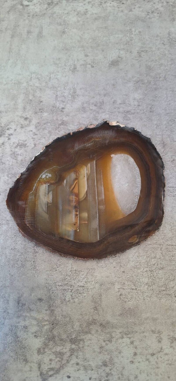 Agaat edelsteen schijf