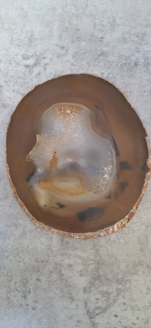 Agaat edelsteen schijf