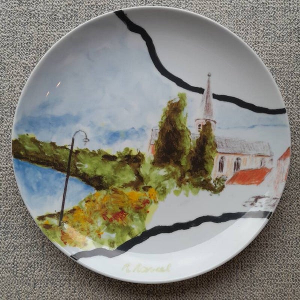 Roger Raveel, wandbord keramiek