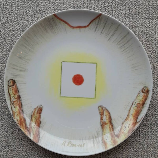 Roger Raveel - wandbord keramiek