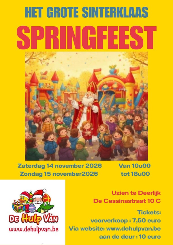 dagticket zaterdag 14 november kinderen met frietjes