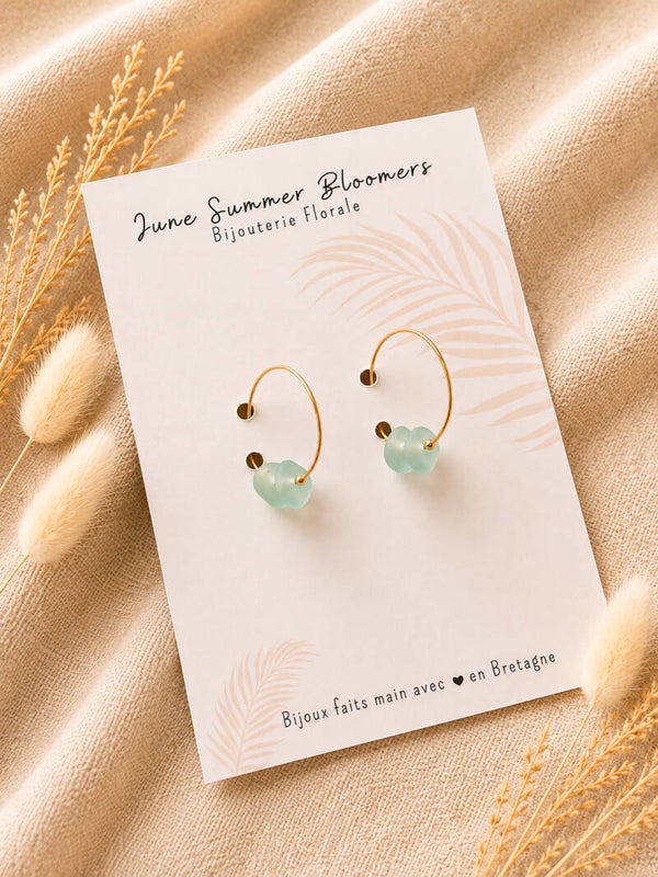 Boucles d'oreilles Opale modèle S