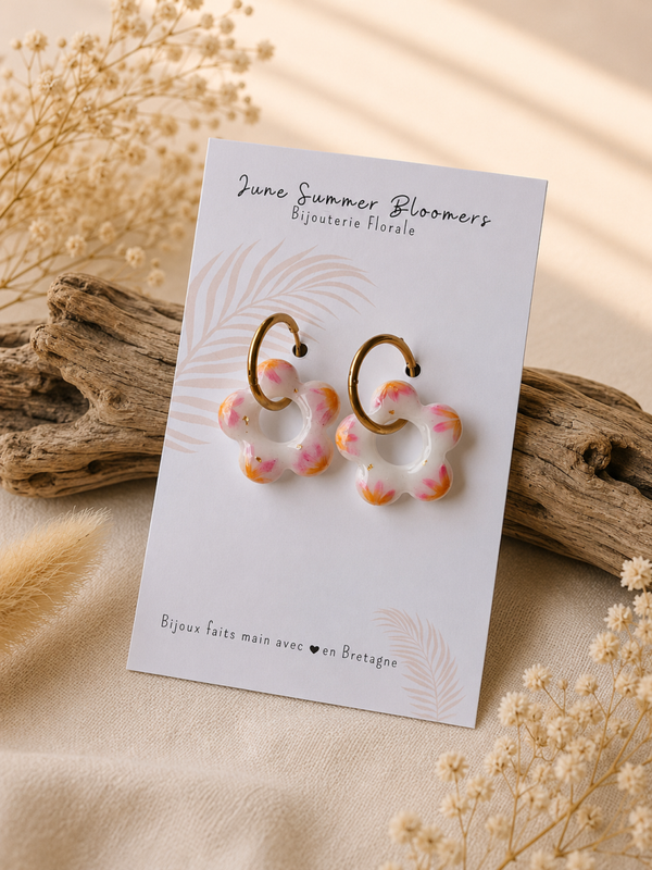 Boucles d'oreilles Lueur d'été