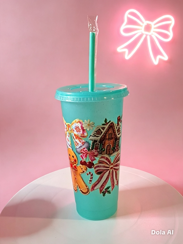 Plastic with straw
