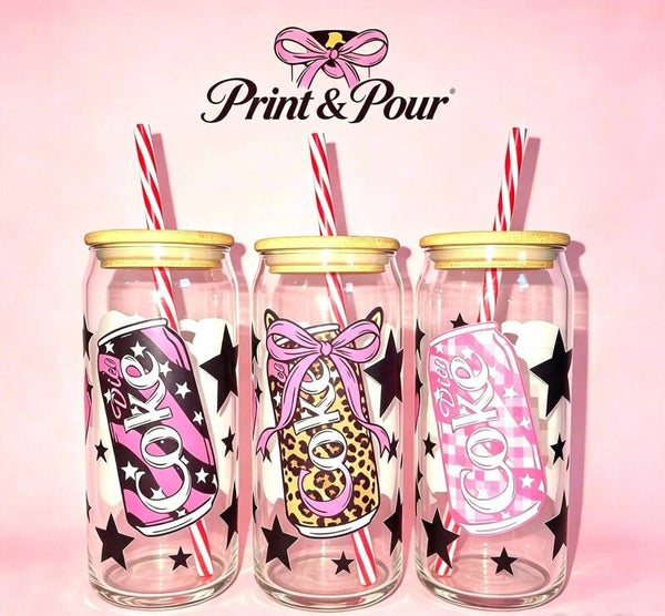 Bamboo glass with straw
