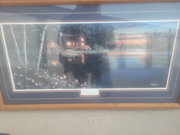 Summers evening print