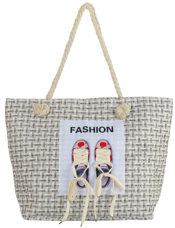 Strandtas mode print