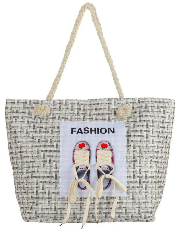 Strandtas mode print