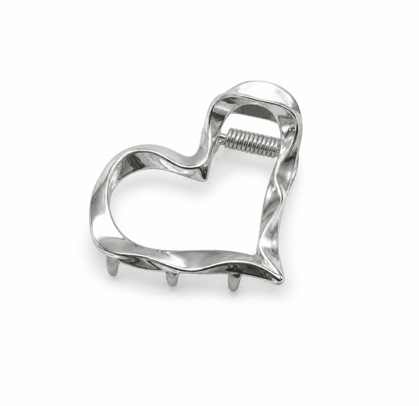Heart klem Zilver