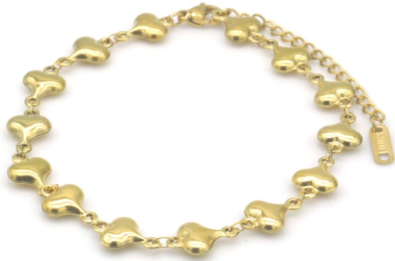 Hearts of Gold enkelband Goud