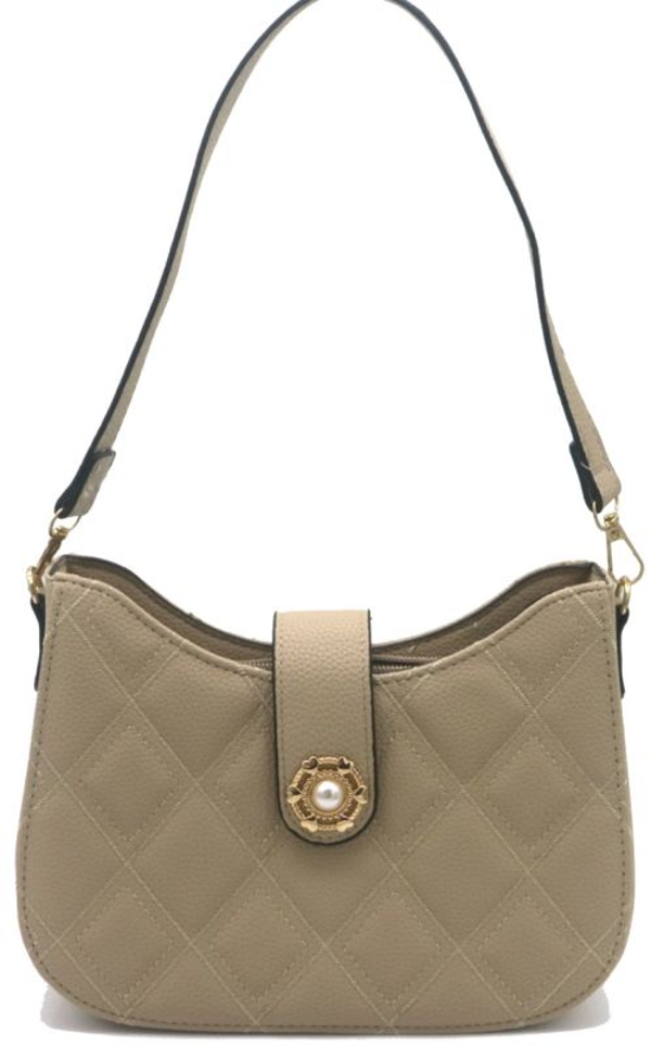 Gold Accent Chic Beige schoudertas