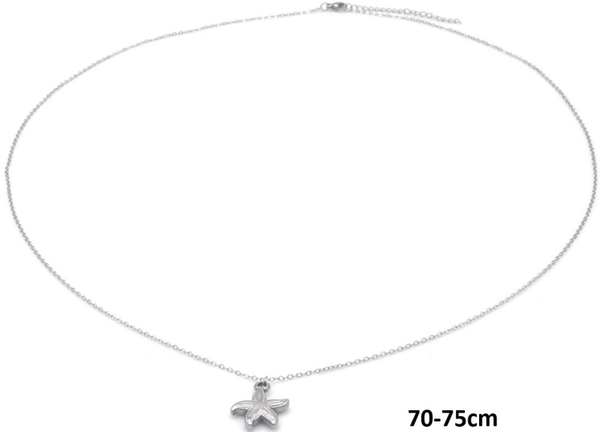 Zeester ketting Zilver